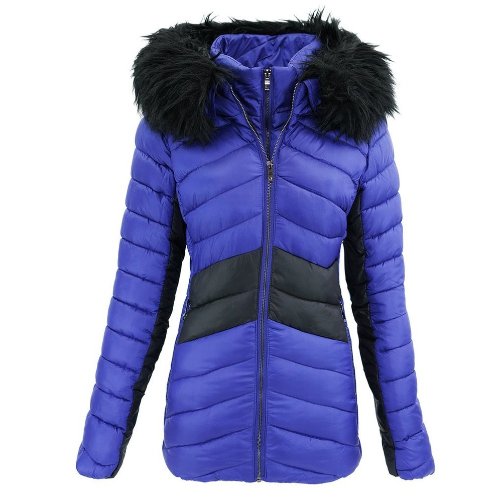 NWT Steve Madden Quilted Colorblock Puffer Jacket